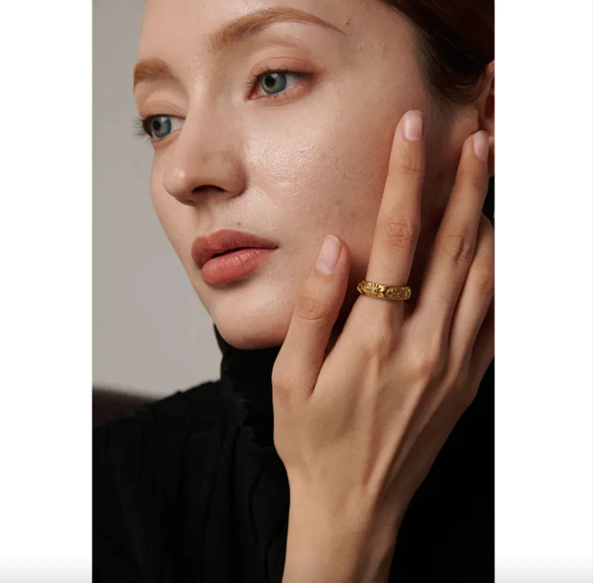 Star, Moon, and Sun Ring